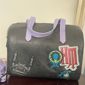 Disney Parks Loungefly Haunted Mansion Barrel Bag